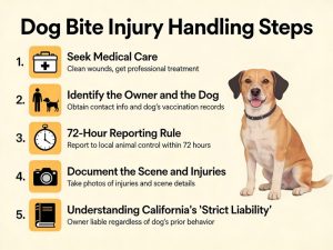 steps to take after a dog bite in riverside